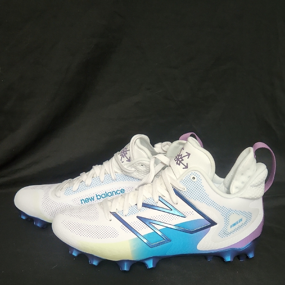New Balance Rainbow Lacrosse Cleats. Womens 11. Mens 9 1/2